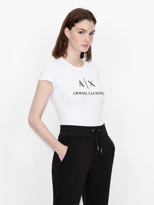 Armani Exchange Póló Fehér fotója