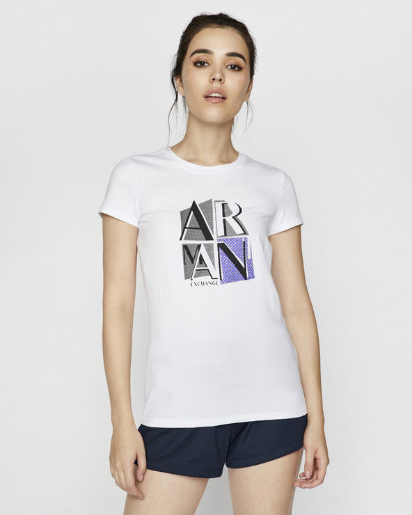 Armani Exchange Póló Fehér fotója