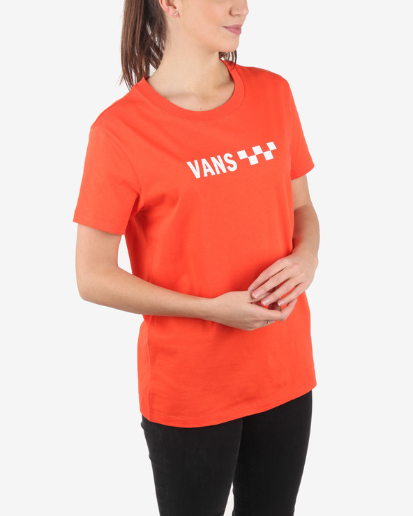 Vans Brand Striper Póló Narancssárga fotója