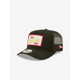 New Era State Patch A-Frame Trucker Siltes sapka Fekete