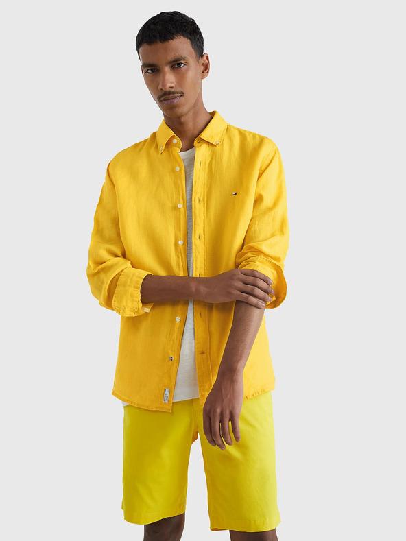 Tommy Hilfiger Pigment Dyed Li Solid Ing Sárga fotója
