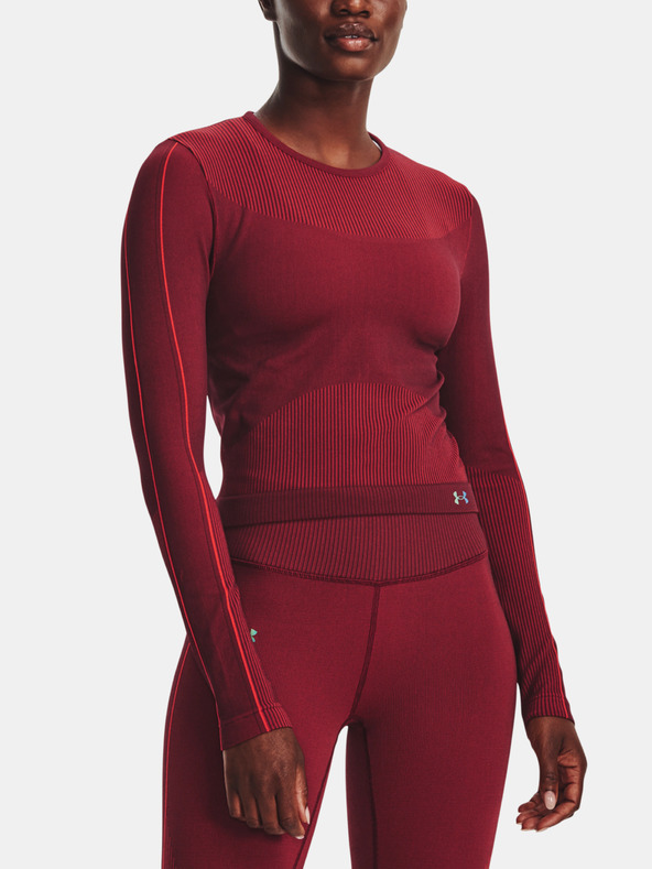 Under Armour Rush Seamless Póló Piros fotója