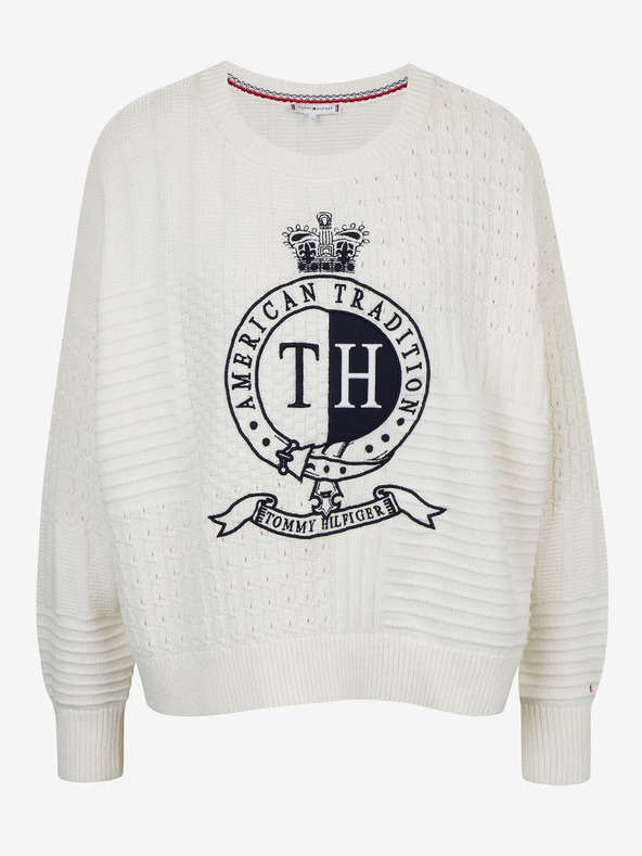 Tommy Hilfiger Pulóver Fehér fotója