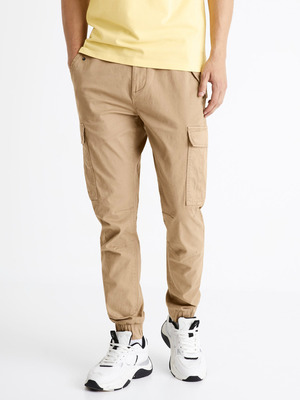 Celio Cobattle1 Nadrág Bézs
