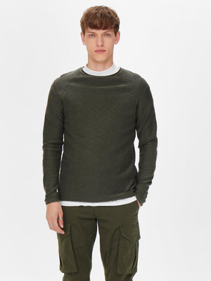 ONLY & SONS Dextor Pulóver Zöld