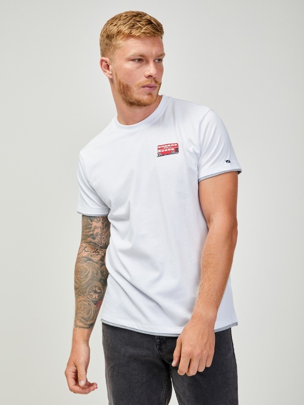 Pepe Jeans Sutton Póló Fehér fotója