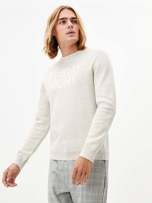 Celio Apeflash Pulóver Fehér