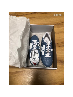 Tisza Compakt kék-fehér bőr cipő 41,5-es ÚJ << lejárt 794759