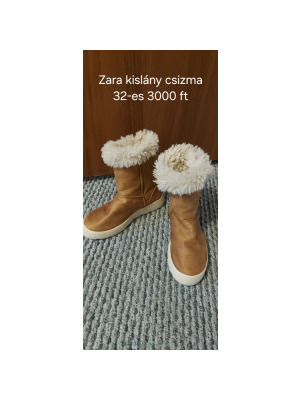 Zara kislány téli csizma 32-es