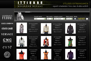 Ittierre Designer Outlet Webáruház fotó